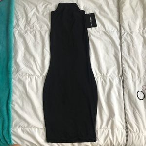 PRETTYLITTLETHING high neck bodycon dress